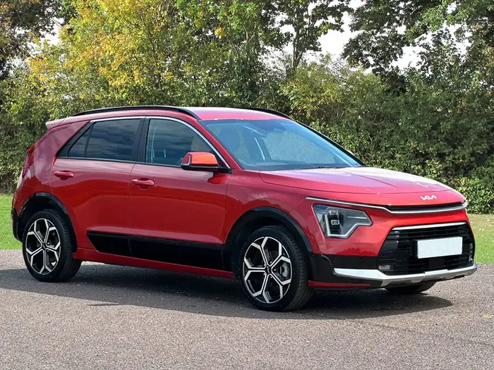 Representative red Kia Niro hybrid image